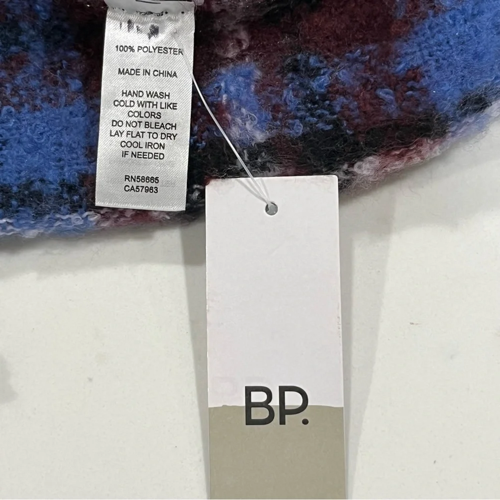 BP. Multi Colored Plaid Shawl Scarf